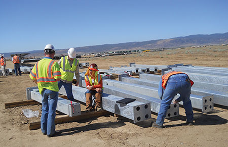 Photo 16. Substation structural steel