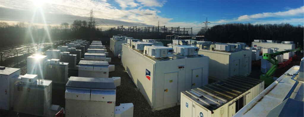 Photo 5. Utility-scale 64 MVA lithium-ion energy storage system (ESS). Courtesy SMA