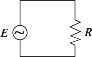 Diagram 3. AC sources in electrical diagrams are often pictured as a sine wave inside a circle.