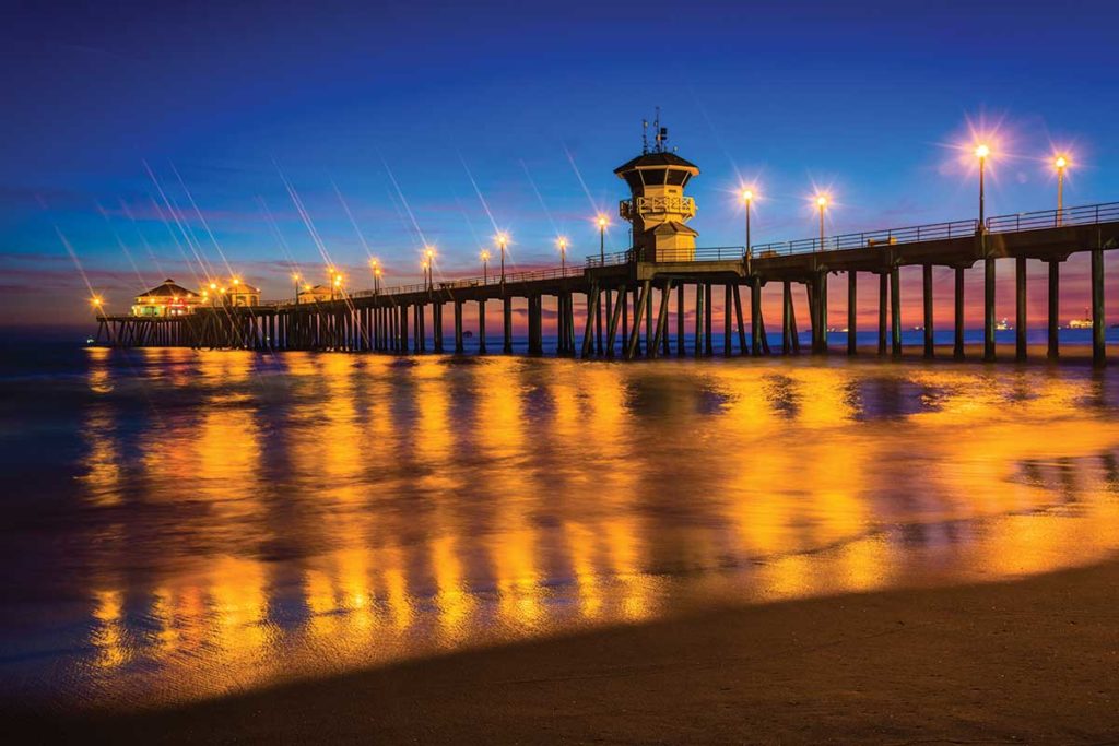 Photo 1. Pier at sunset