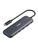 Anker 332 USB-C Hub (5-in-1) with 4K HDMI Display, 5Gbps USB-C Data Port and 2 5Gbps USB-A Data Ports and for MacBook Pro, MacBook Air, Dell XPS, Lenovo Thinkpad, HP Laptops and More