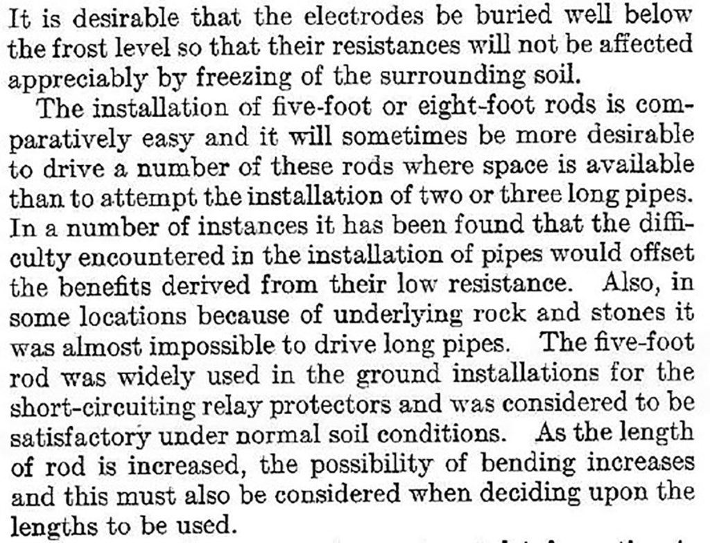 The 5 ft. ground rod and its little known use in the NEC