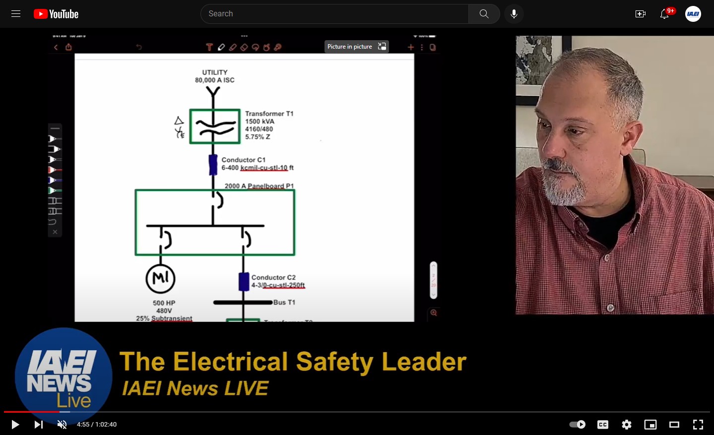 IAEI News Live: Calculating Fault Current - Per Unit method Part 3